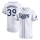 Tampa Bay Rays ＃39 Manuel Rodriguez Men's Elite Home Jersey - White