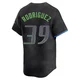 Tampa Bay Rays ＃39 Manuel Rodriguez Men's Limited 2024 City Connect Jersey - Charcoal