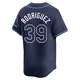 Tampa Bay Rays ＃39 Manuel Rodriguez Men's Limited Away Jersey - Navy