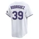 Tampa Bay Rays ＃39 Manuel Rodriguez Men's Limited Throwback Cooperstown Jersey - White