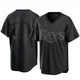 Tampa Bay Rays ＃39 Manuel Rodriguez Men's Replica Pitch Fashion Jersey - Black