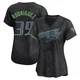 Tampa Bay Rays ＃39 Manuel Rodriguez Women's Limited 2024 City Connect Jersey - Charcoal
