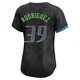 Tampa Bay Rays ＃39 Manuel Rodriguez Women's Limited 2024 City Connect Jersey - Charcoal