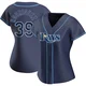 Tampa Bay Rays ＃39 Manuel Rodriguez Women's Replica Alternate Jersey - Navy