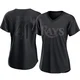Tampa Bay Rays ＃41 Bob Seymour Women's Authentic Pitch Fashion Jersey - Black