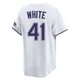 Tampa Bay Rays ＃41 Colby White Men's Limited Throwback Cooperstown Jersey - White