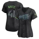 Tampa Bay Rays ＃41 Colby White Women's Limited 2024 City Connect Jersey - Charcoal