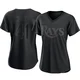 Tampa Bay Rays ＃41 Colby White Women's Replica Pitch Fashion Jersey - Black