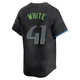 Tampa Bay Rays ＃41 Colby White Youth Limited 2024 City Connect Jersey - Charcoal