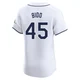 Tampa Bay Rays ＃45 Osvaldo Bido Men's Elite Home Jersey - White
