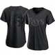 Tampa Bay Rays ＃45 Osvaldo Bido Women's Authentic Pitch Fashion Jersey - Black