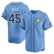 Tampa Bay Rays ＃45 Osvaldo Bido Youth Limited Alternate Jersey - Light Blue