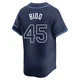 Tampa Bay Rays ＃45 Osvaldo Bido Youth Limited Away Jersey - Navy