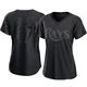 Tampa Bay Rays ＃47 Bryan Baker Women's Authentic Pitch Fashion Jersey - Black