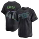 Tampa Bay Rays ＃47 Bryan Baker Youth Limited 2024 City Connect Jersey - Charcoal