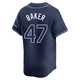 Tampa Bay Rays ＃47 Bryan Baker Youth Limited Away Jersey - Navy