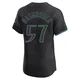 Tampa Bay Rays ＃57 Drew Rasmussen Men's Elite 2024 City Connect Jersey - Charcoal