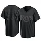 Tampa Bay Rays ＃57 Drew Rasmussen Men's Replica Pitch Fashion Jersey - Black