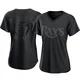 Tampa Bay Rays ＃57 Drew Rasmussen Women's Replica Pitch Fashion Jersey - Black