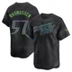 Tampa Bay Rays ＃57 Drew Rasmussen Youth Limited 2024 City Connect Jersey - Charcoal