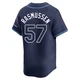 Tampa Bay Rays ＃57 Drew Rasmussen Youth Limited Away Jersey - Navy