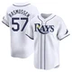 Tampa Bay Rays ＃57 Drew Rasmussen Youth Limited Home Jersey - White