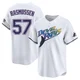 Tampa Bay Rays ＃57 Drew Rasmussen Youth Limited Throwback Cooperstown Jersey - White