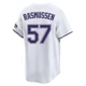 Tampa Bay Rays ＃57 Drew Rasmussen Youth Limited Throwback Cooperstown Jersey - White