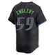Tampa Bay Rays ＃59 Mason Englert Men's Limited 2024 City Connect Jersey - Charcoal