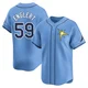 Tampa Bay Rays ＃59 Mason Englert Men's Limited Alternate Jersey - Light Blue