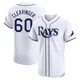Tampa Bay Rays ＃60 Garrett Cleavinger Men's Elite Home Jersey - White
