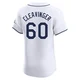 Tampa Bay Rays ＃60 Garrett Cleavinger Men's Elite Home Jersey - White