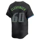 Tampa Bay Rays ＃60 Garrett Cleavinger Men's Limited 2024 City Connect Jersey - Charcoal