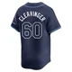 Tampa Bay Rays ＃60 Garrett Cleavinger Men's Limited Away Jersey - Navy