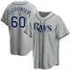Tampa Bay Rays ＃60 Garrett Cleavinger Men's Replica Road Jersey - Gray