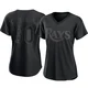 Tampa Bay Rays ＃60 Garrett Cleavinger Women's Replica Pitch Fashion Jersey - Black
