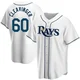 Tampa Bay Rays ＃60 Garrett Cleavinger Youth Replica Home Jersey - White