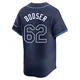 Tampa Bay Rays ＃62 Cam Booser Youth Limited Away Jersey - Navy