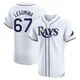 Tampa Bay Rays ＃67 Casey Legumina Men's Elite Home Jersey - White