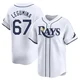 Tampa Bay Rays ＃67 Casey Legumina Men's Limited Home Jersey - White