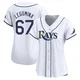 Tampa Bay Rays ＃67 Casey Legumina Women's Limited Home Jersey - White