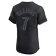 Tampa Bay Rays ＃7 Carson Williams Men's Elite 2024 City Connect Jersey - Charcoal