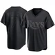 Tampa Bay Rays ＃7 Carson Williams Men's Replica Pitch Fashion Jersey - Black