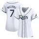 Tampa Bay Rays ＃7 Carson Williams Women's Limited Home Jersey - White