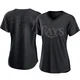 Tampa Bay Rays ＃7 Carson Williams Women's Replica Pitch Fashion Jersey - Black