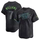 Tampa Bay Rays ＃7 Carson Williams Youth Limited 2024 City Connect Jersey - Charcoal