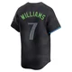 Tampa Bay Rays ＃7 Carson Williams Youth Limited 2024 City Connect Jersey - Charcoal