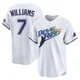 Tampa Bay Rays ＃7 Carson Williams Youth Limited Throwback Cooperstown Jersey - White