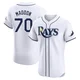Tampa Bay Rays ＃70 Joe Maddon Men's Elite Home Jersey - White