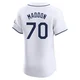Tampa Bay Rays ＃70 Joe Maddon Men's Elite Home Jersey - White